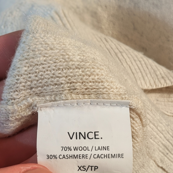 Vince Elegant Cream Sweater - Picture 3 of 3